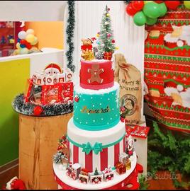 torta scenografica natale