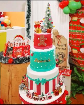 torta scenografica natale
