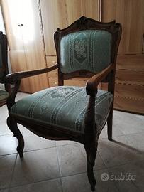 2 poltrone in stile barocco