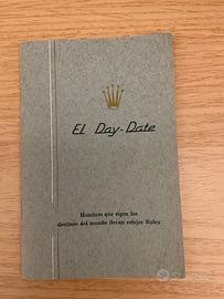 Libretto Rolex Day Date