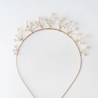 Fascia da sposa con perline