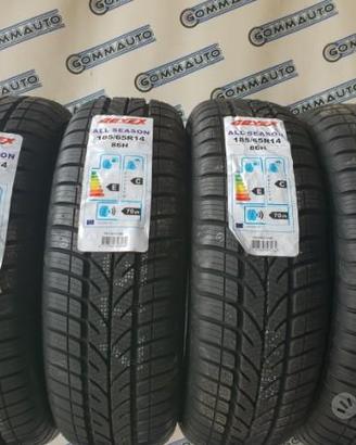 4 Pneumatici NUOVI 185 65 14 NOVEX 4 STAGIONI