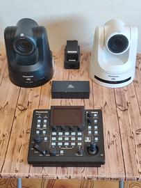 2x PANASONIC AW UE100 Telecamere + RP60 Controller