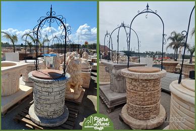 Pozzo Rustico da Giardino cm. 90x90x95 h.