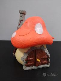 Casa dei puffi grande - giocattoli anni 80