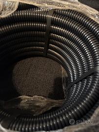 Tubo corrugato da 20 colore nero 100metri