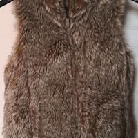 Gilet pellicciotto bimba Zara Girls Tg 7/8 anni