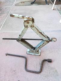 Cric d' epoca sollevatore auto vintage