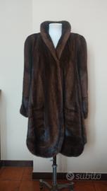 Cappotto in vera pelliccia di visone