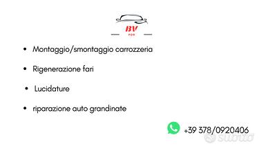 Rigenerazione fari/riparazione grandine/lavaggio i