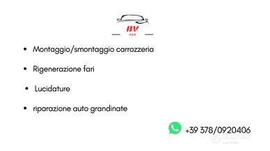 Rigenerazione fari/levabolli/lavaggio interni