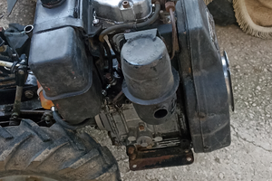 Motocoltivatore con motore diesel Lombardini 10 ca