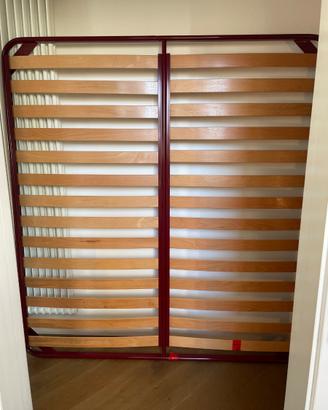 Rete a doghe cm 180x 190. Completa di piedini .