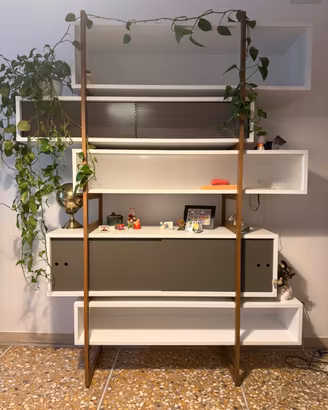 Libreria modulare design scandinavo