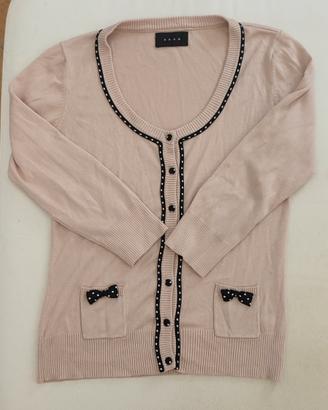 Maglia Rosa Decorata