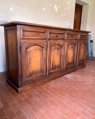 Mobile Madia Artigianale Noce