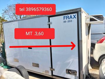 Cassone isotermico coibentato mt 3,60 mt 2,20 adat