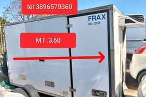 Cassone isotermico coibentato mt 3,60 mt 2,20 adat