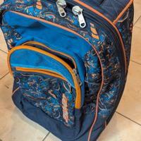 Trolley SEVEN blu/arancio – praticamente nuovo