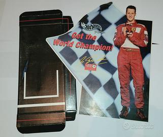 Espositore Hotwheels Schumacher 1/18 F1 Rare 