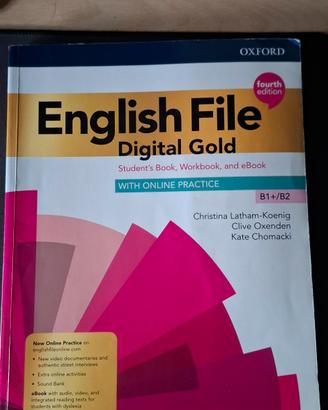 Libro inglese English file gold