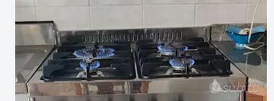 Cucina gas Lofra 4 fuochi forno gas ventilato