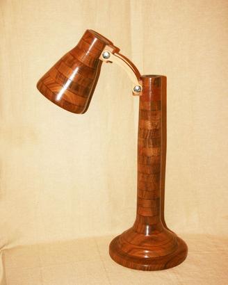 Struttura Lampada da Tavolo Legno Artigianale