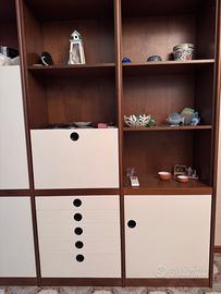 Parete attrezzata anni ‘70 mid-century modern