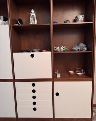 Parete attrezzata anni ‘70 mid-century modern