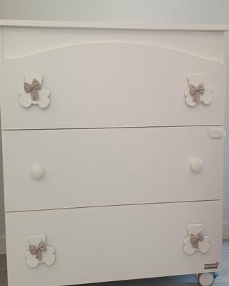 Fasciatoio bagnetto Erbesi linea orsetto dudu