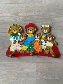 Attaccapanni vintage camera bambini.