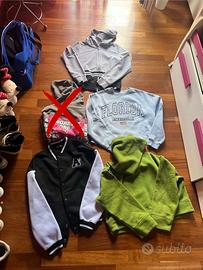 Set 4 felpe/giacche ragazza taglia S