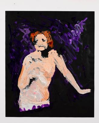 Marylin di Mario Schifano anno 1982. 67.5 x 96.5. 