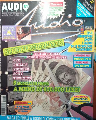 Rivista AUDIO REVIEW n° 161 del 1996