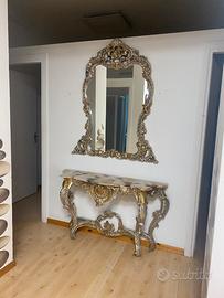 Console con specchio  stile barocco