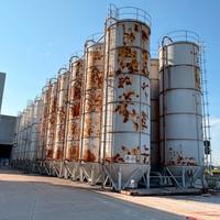 Batteria di silos per inerti/cereali da 100 mc cad
