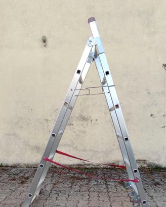 Scala alluminio Parkside 3-in-1  2,5 m  6/9 pioli