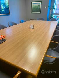 TAVOLO E SEDIE SALA RIUNIONI (grande)