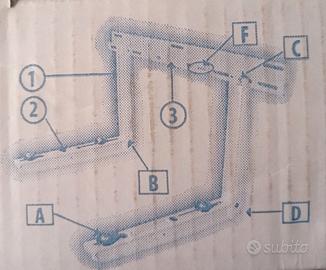 Staffa a parete per motori aria condizionata