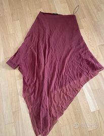 Abito Gucci in seta, tg 40 monospalla