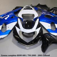 Carena completa GSXR 600 / 750 2000 - 2003 Colore6