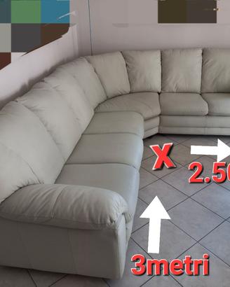 divano sabbia 3metri x 2.50 metri angolare nuovo