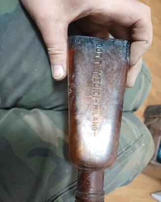 scavo ww1 ww2 kuk regio erecito bottiglia vintage