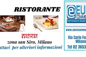 238/21 RISTORANTE di mq 120 in zona San Siro