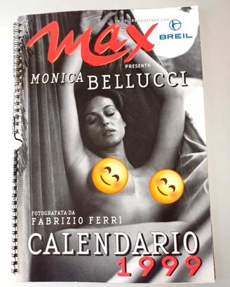 MAX Calendario 1999 Monica Bellucci vintage