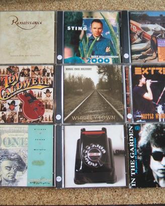 18 cd originali,solo rarità,country folk blues ecc