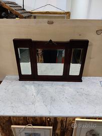 Specchio vintage in legno 