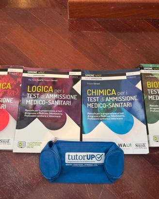 4 manuali per test di ammissione medico-sanitari