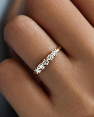 Anello oro con garanzia e sacchetto