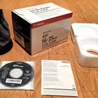 Kit scatola custodia Canon EF 16-35mm 2.8L IS II